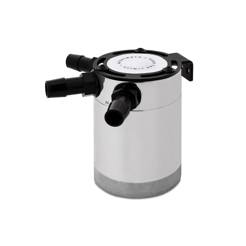 Mishimoto MMBCC-CBTHR-P Compact Baffled Oil Catch Can, 3-Port