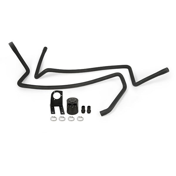 Mishimoto MMBCC-F2D-03BE Ford 6.0L Powerstroke Baffled Oil Catch Can Kit, 2003-2007 for Select Ford Excursion, Ford F-250 Super Duty, Ford F-350 Super Duty, Ford F-450 Super Duty, Ford F-550 Super Duty