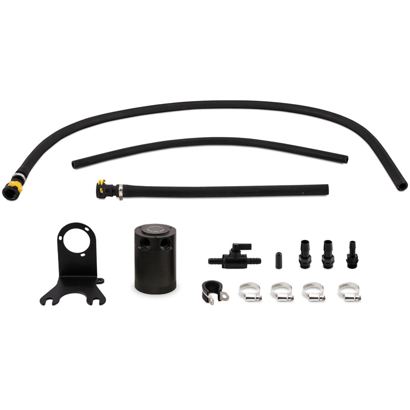 Mishimoto MMBCC-JLP-18PBE Jeep Wrangler JL 3.6L Baffled Oil Catch Can, 2018+ for Select Jeep Gladiator, Jeep Wrangler, Jeep Wrangler JK