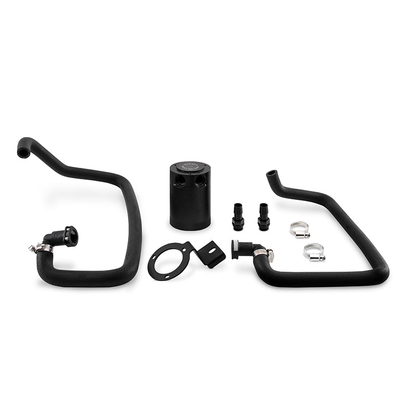 Mishimoto MMBCC-MUS4-15PBE Ford Mustang EcoBoost Baffled Oil Catch Can Kit, 2015-2023 for Select Ford Mustang