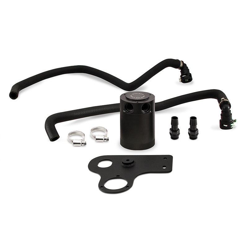 Mishimoto MMBCC-MUS8-18PBE Ford Mustang GT Baffled Oil Catch Can, PCV Side, 2018-2023 for Select Ford Mustang