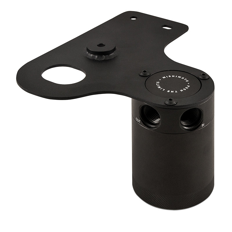 Mishimoto MMBCC-MUS8-18PBE Ford Mustang GT Baffled Oil Catch Can, PCV Side, 2018-2023 for Select Ford Mustang