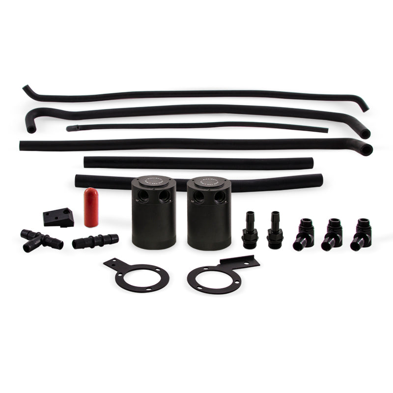 Mishimoto MMBCC-STI-08SBE Subaru STI Baffled Oil Catch Can System, 2008-2014 for Select Subaru Impreza, Subaru WRX STI