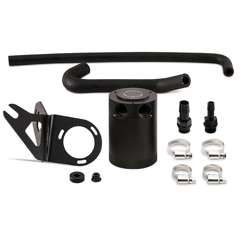 Mishimoto MMBCC-STNGR-18PBE Kia Stinger GT Baffled Oil Catch Can, PCV Side, 2018+ for Select Kia Stinger
