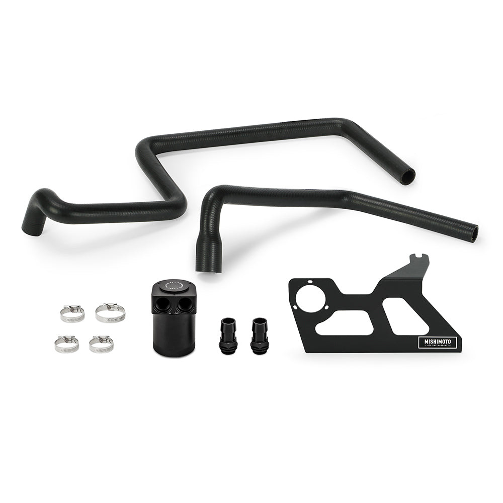 Mishimoto MMBCC-WR6-07PBE2 Jeep Wrangler JK Baffled Oil Catch Can, 2007-2011 for Select Jeep Wrangler
