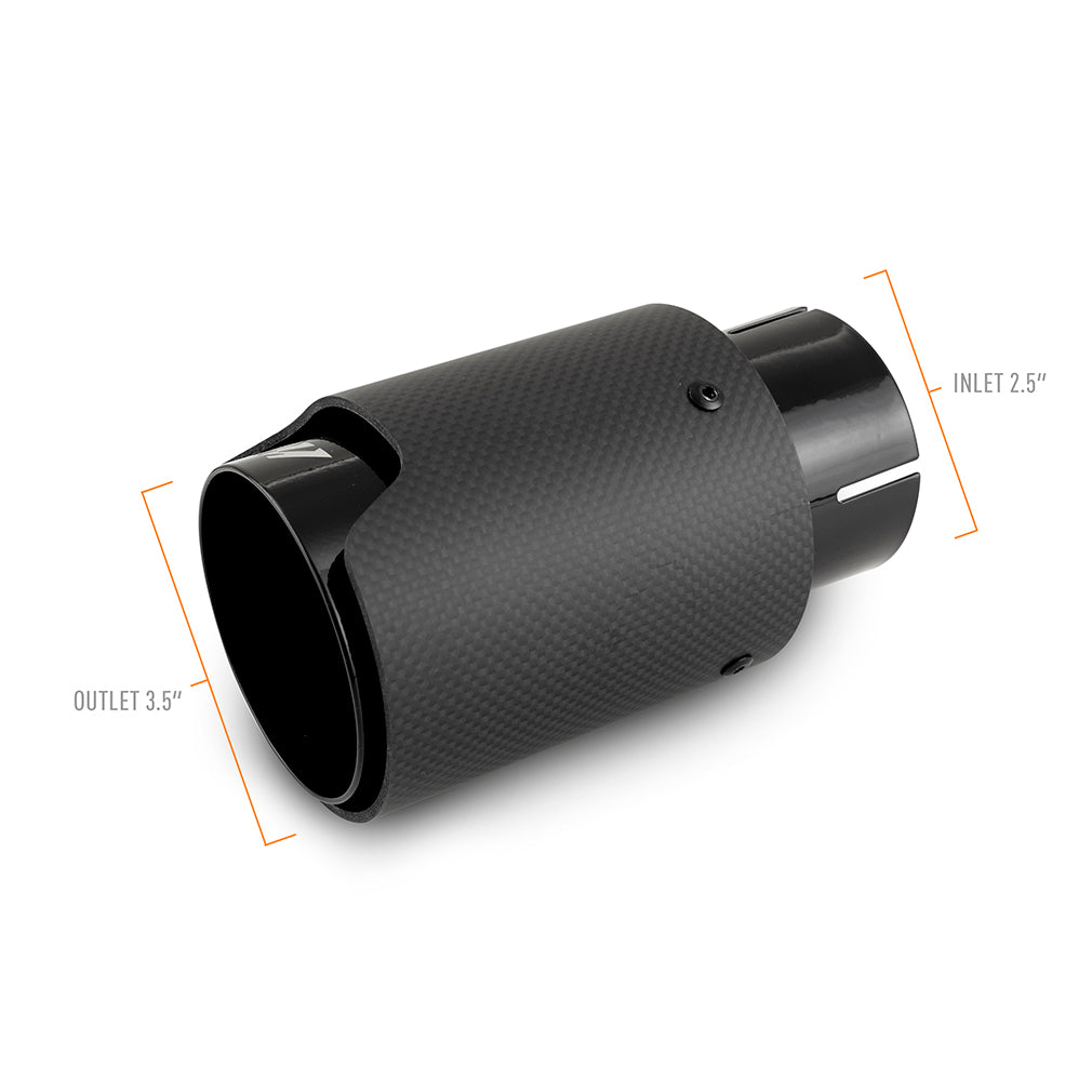 Mishimoto MMEXH-TIP-CFM25BK