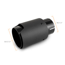 Load image into Gallery viewer, Mishimoto MMEXH-TIP-CFM25BK