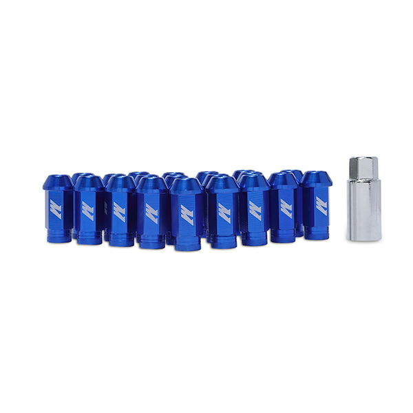 Mishimoto MMLG-125-LOCKBL Aluminum Locking Lug Nuts, M12 x 1.25, Blue
