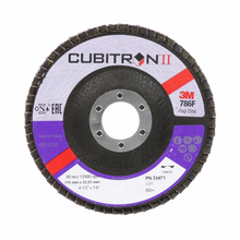 Load image into Gallery viewer, 3M 33471 Cubitron™ II Flap Disc, 60+ Grit, 11.4cm x 2.25cm (Qty 5)