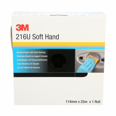 3M 50335 Soft Hand Abrasive Roll 216U, P320, 114mm x 25m