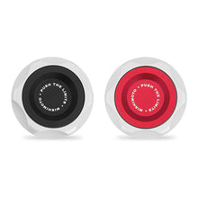Load image into Gallery viewer, Mishimoto MMOFC-MITS-RD Mitsubishi Oil Filler Cap, Red for Select Chrysler Cirrus, Chrysler Conquest, Chrysler E Class, Chrysler Executive Sedan, Chrysler Grand Voyager, Chrysler LeBaron, Chrysler New Yorker, Chrysler Sebring, Chrysler TC Maserati,