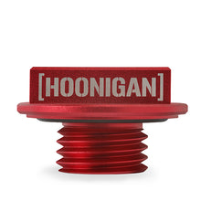 Load image into Gallery viewer, Mishimoto MMOFC-MUS1-HOONRD Ford Mustang Oil Filler Cap, 1987-2001, Hoonigan for Select Ford Aerostar, Ford Bronco, Ford Bronco II, Ford Contour, Ford Country Squire, Ford E-150, Ford E-150 Club Wagon, Ford E-150 Econoline, Ford E-150 Econoline Club