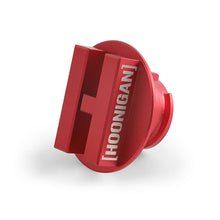 Load image into Gallery viewer, Mishimoto MMOFC-MUS2-HOONRD Ford Mustang Oil Filler Cap, 2005-2016, Hoonigan for Select Chevrolet Equinox, Ford Crown Victoria, Ford E-150, Ford E-150 Club Wagon, Ford E-150 Econoline, Ford E-250, Ford E-350 Club Wagon, Ford E-350 Econoline, Ford E-350