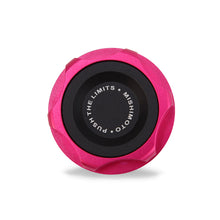 Load image into Gallery viewer, Mishimoto MMOFC-SUB-PK Limited Edition Subaru Oil Filler Cap, Pink for Select Subaru B9 Tribeca, Subaru Baja, Subaru Forester, Subaru Impreza, Subaru Justy, Subaru Legacy, Subaru Outback, Subaru SVX, Subaru Tribeca, Subaru WRX, Subaru WRX STI