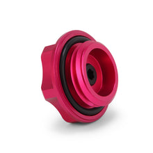 Load image into Gallery viewer, Mishimoto MMOFC-SUB-PK Limited Edition Subaru Oil Filler Cap, Pink for Select Subaru B9 Tribeca, Subaru Baja, Subaru Forester, Subaru Impreza, Subaru Justy, Subaru Legacy, Subaru Outback, Subaru SVX, Subaru Tribeca, Subaru WRX, Subaru WRX STI