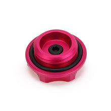 Load image into Gallery viewer, Mishimoto MMOFC-SUB-PK Limited Edition Subaru Oil Filler Cap, Pink for Select Subaru B9 Tribeca, Subaru Baja, Subaru Forester, Subaru Impreza, Subaru Justy, Subaru Legacy, Subaru Outback, Subaru SVX, Subaru Tribeca, Subaru WRX, Subaru WRX STI