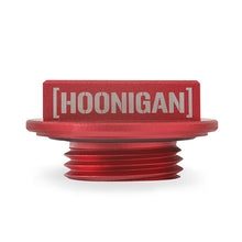 Load image into Gallery viewer, Mishimoto MMOFC-TOY-HOONRD Toyota Oil Filler Cap, Hoonigan for Select Chevrolet Nova, Chevrolet Prizm, Geo Prizm, Lexus ES250, Lexus ES350, Lexus GS400, Lexus GS430, Lexus GX470, Lexus LS400, Lexus LS430, Lexus LX450, Lexus LX470, Lexus RX350, Lexus