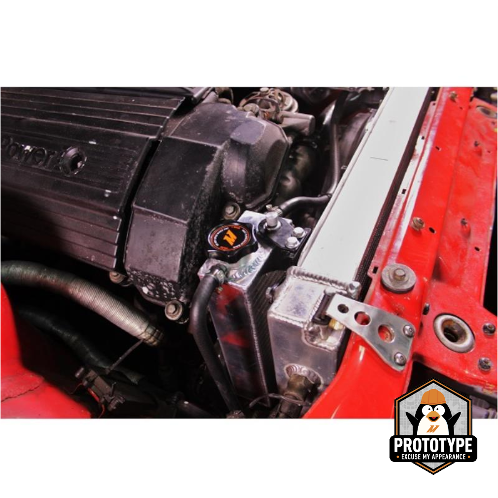 Mishimoto MMRT-E36-92EBK for Select BMW 323i, BMW 323is, BMW 325i, BMW 325is, BMW 328i, BMW 328is, BMW M3, BMW Z3