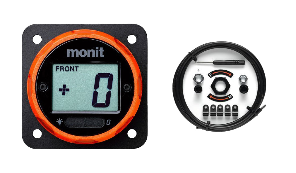 MONIT BD01-2-OR Brake Bias Adj Digital Flat Panel Mnt Orange