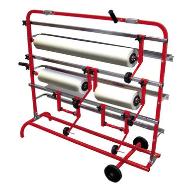 Pro-Tek MM-500-48 Deluxe Masking Machine With Base On Wheels, 5 Roll Capacity, Up To  52  1/2"