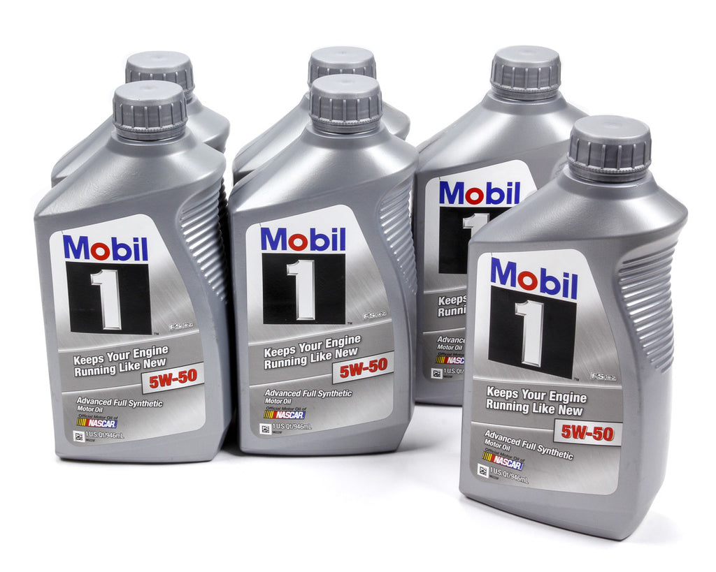 MOBIL 1 122075 5w50 Synthetic Oil Case 6x1 Qt. FS X2
