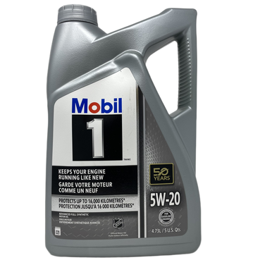 Mobil 1 37346 5W20 Synthetic Engine Oil - 4.73 L