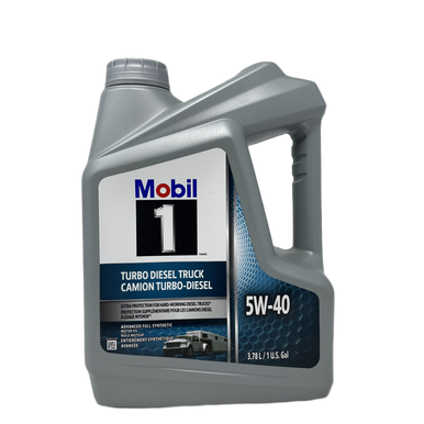 Mobil 1 37517 Turbo Diesel Truck 5W40 Synthetic Engine Oil - 3.78 L