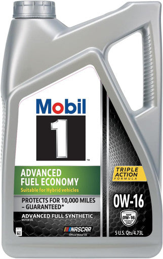 Mobil 1 38880 Advanced Fuel Economy 0W16 Synthetic Engine Oil - 4.73 L