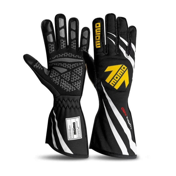 MOMO AUTOMOTIVE ACCESSORIES GUCORPROBLK11 Gloves Corsa Pro  Night Large Black 11 FIA