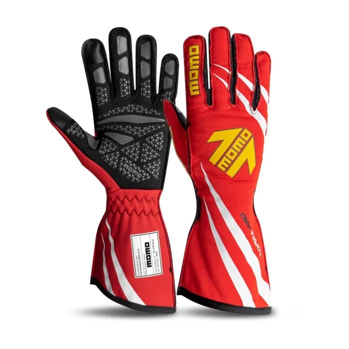 MOMO AUTOMOTIVE ACCESSORIES GUCORPRORED12 Gloves Corsa Pro  Night X-Large Red 12 FIA