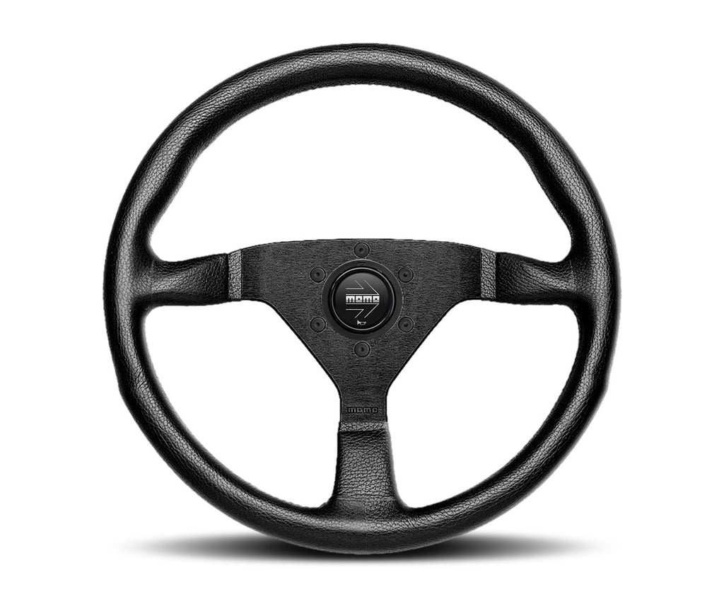 MOMO AUTOMOTIVE ACCESSORIES MCL32AL1B Monte Carlo 320 Steering Wheel Leather Black