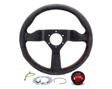 Load image into Gallery viewer, MOMO AUTOMOTIVE ACCESSORIES MCL32AL3B Monte Carlo 320 Steering Wheel Leather Red Stitch