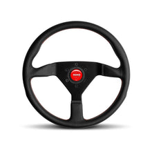 Load image into Gallery viewer, MOMO AUTOMOTIVE ACCESSORIES MCL35BK3B Monte Carlo 350 Steering Leather Red Stich