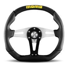 Load image into Gallery viewer, MOMO AUTOMOTIVE ACCESSORIES TRK35BK0B Trek Steering Wheel BlK Leather/Airleather