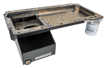 Load image into Gallery viewer, MOROSO 20138 LS Front Sump Steel Oil Pan w/Oil Filter Adapter