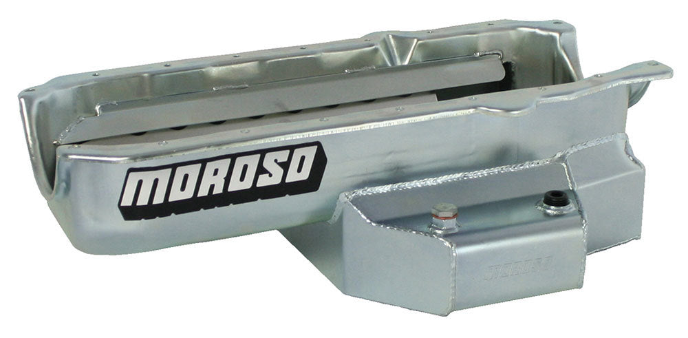 MOROSO 21315 SBC C/T Oil Pan - RH Dipstick