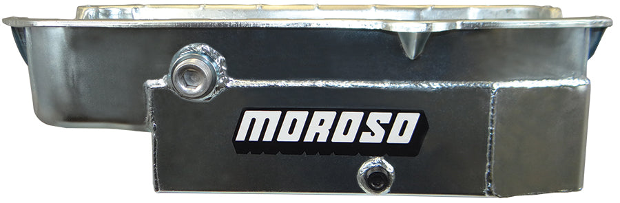 MOROSO 21325 SBC 8qt CT Oil Pan - LH Dipstick