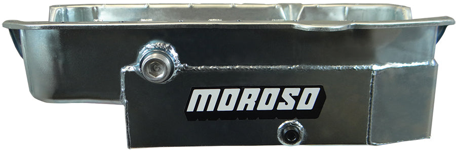MOROSO 21326 SBC 8qt CT Oil Pan - RH Dipstick 80-85