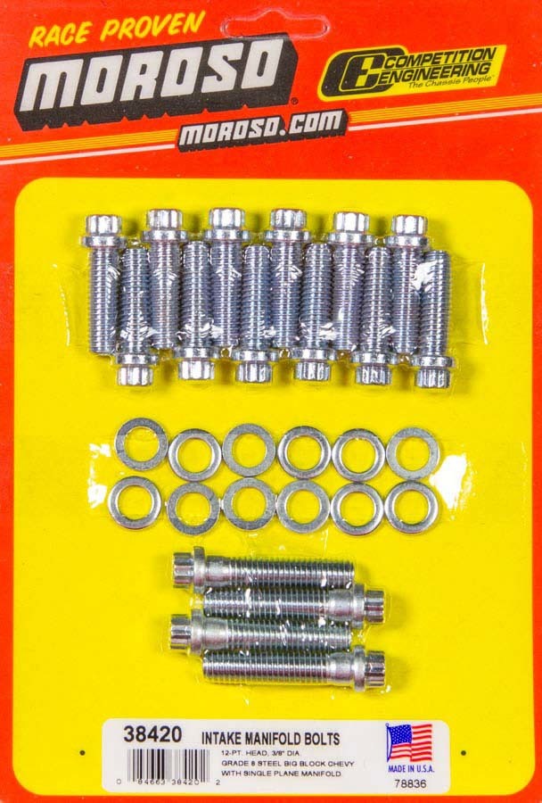 MOROSO 38420 Bb Chevy Intake Bolts