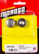 Load image into Gallery viewer, MOROSO 39153 1/2in. NPT Chrome Pipe Plug 2 Per Package