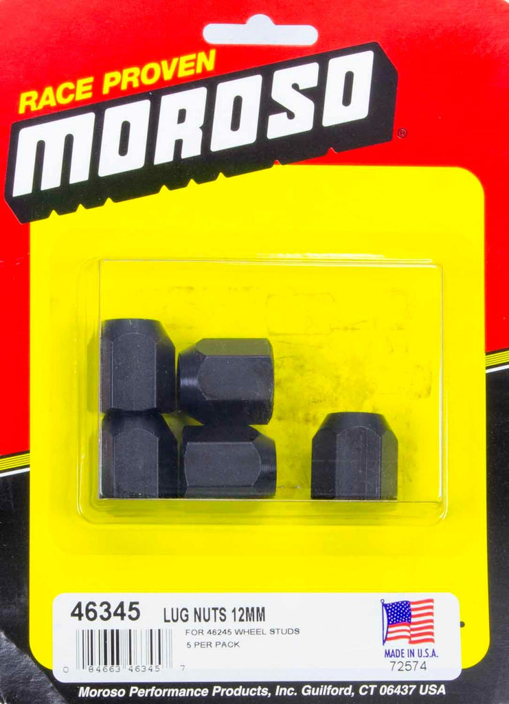 MOROSO 46345 12mmx1.5 Lug Nuts (5pk)