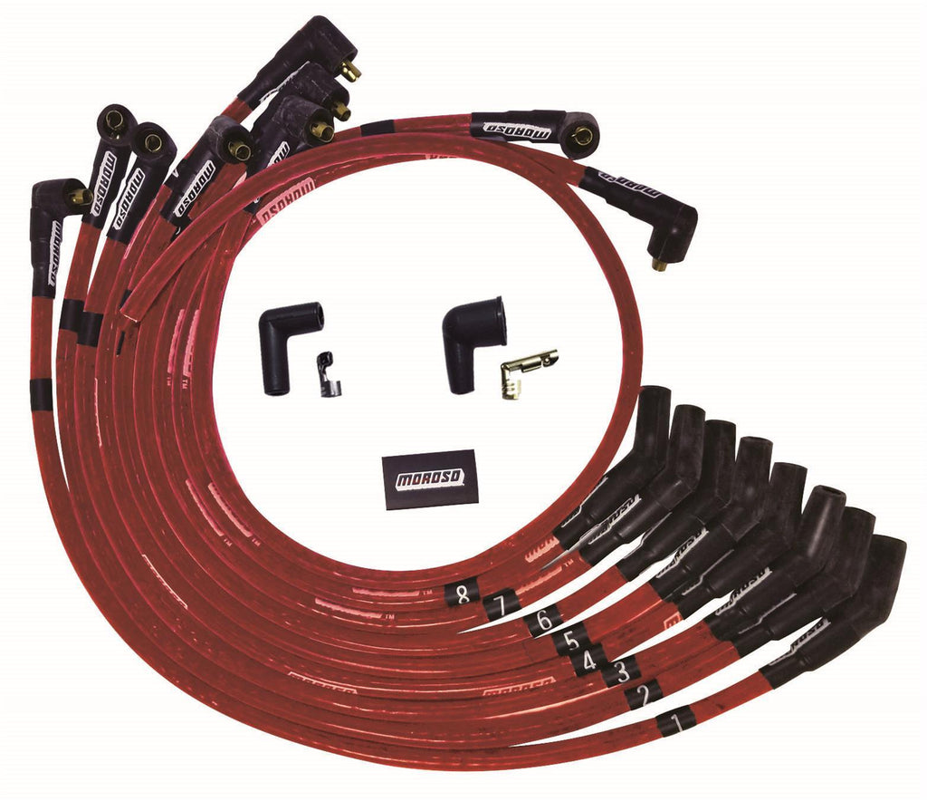 MOROSO 52571 Ultra Plug Wire Set SBF 260-302 Red