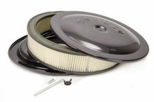 Load image into Gallery viewer, MOROSO 65912 14x3 Air Cleaner Kit w/Raised Bottom Black