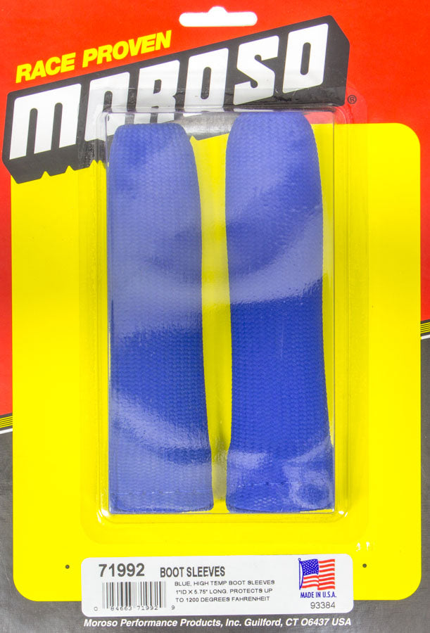 MOROSO 71992 Hi-Temp Boot Sleeves - Blue (Pair)