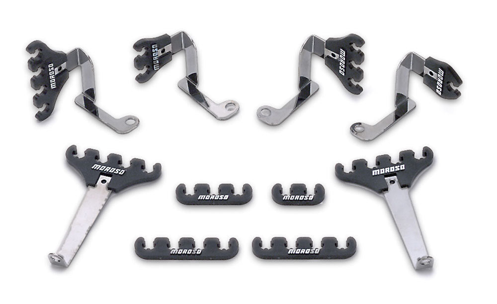 MOROSO 72133 SBF Spark Plug Wire Loom Kit - Black