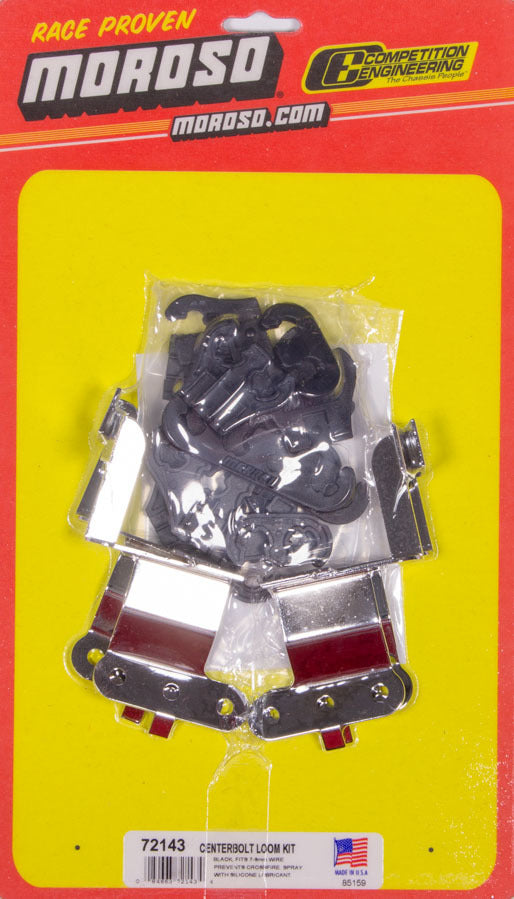 MOROSO 72143 Black Wire Loom Kit For SBC Center Bolt V/C