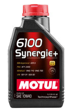 Load image into Gallery viewer, Motul 102781 6100 Synergie+ 10W40 Technosynthese Semi Synthetic Engine Oil - 1L