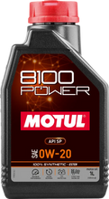 Load image into Gallery viewer, Motul 111798 8100 Power 0W20 Synthetic Engine Oil - 1L