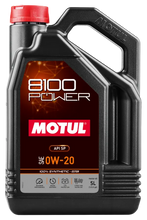 Load image into Gallery viewer, Motul 111799 8100 Power 0W20 Synthetic Engine Oil - 5L