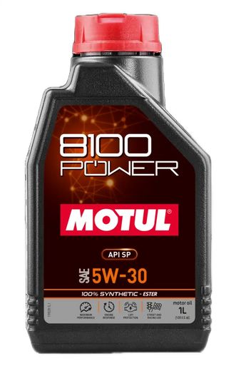 Motul 111800 8100 Power 5W30 Synthetic Engine Oil - 1L